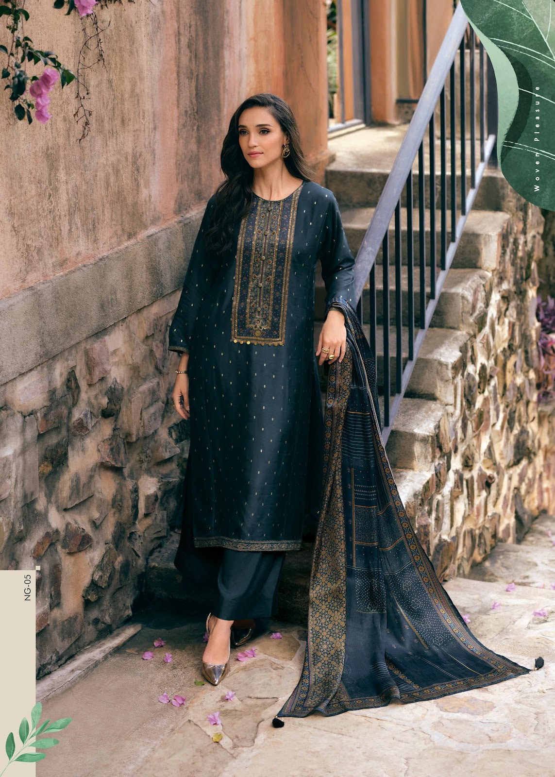 Neelgiri Varsha Fashions Viscose Muslin Plazzo Style Suits Exporter Gujarat