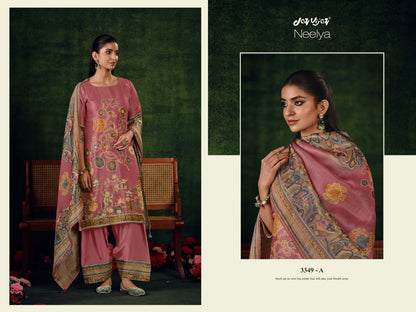 Neelya 3349 Jay Vijay Bemberg Plazzo Style Suits Wholesale