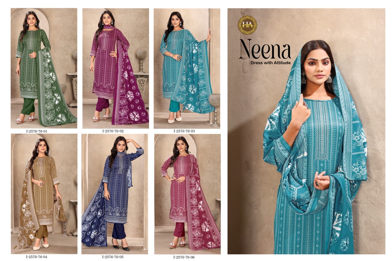 Neena Harshit Fashion Karachi Pashmina Salwar Suits Manufacturer