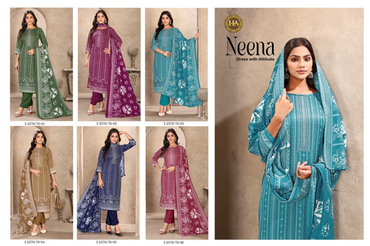 Neena Harshit Fashion Karachi Pashmina Salwar Suits Manufacturer
