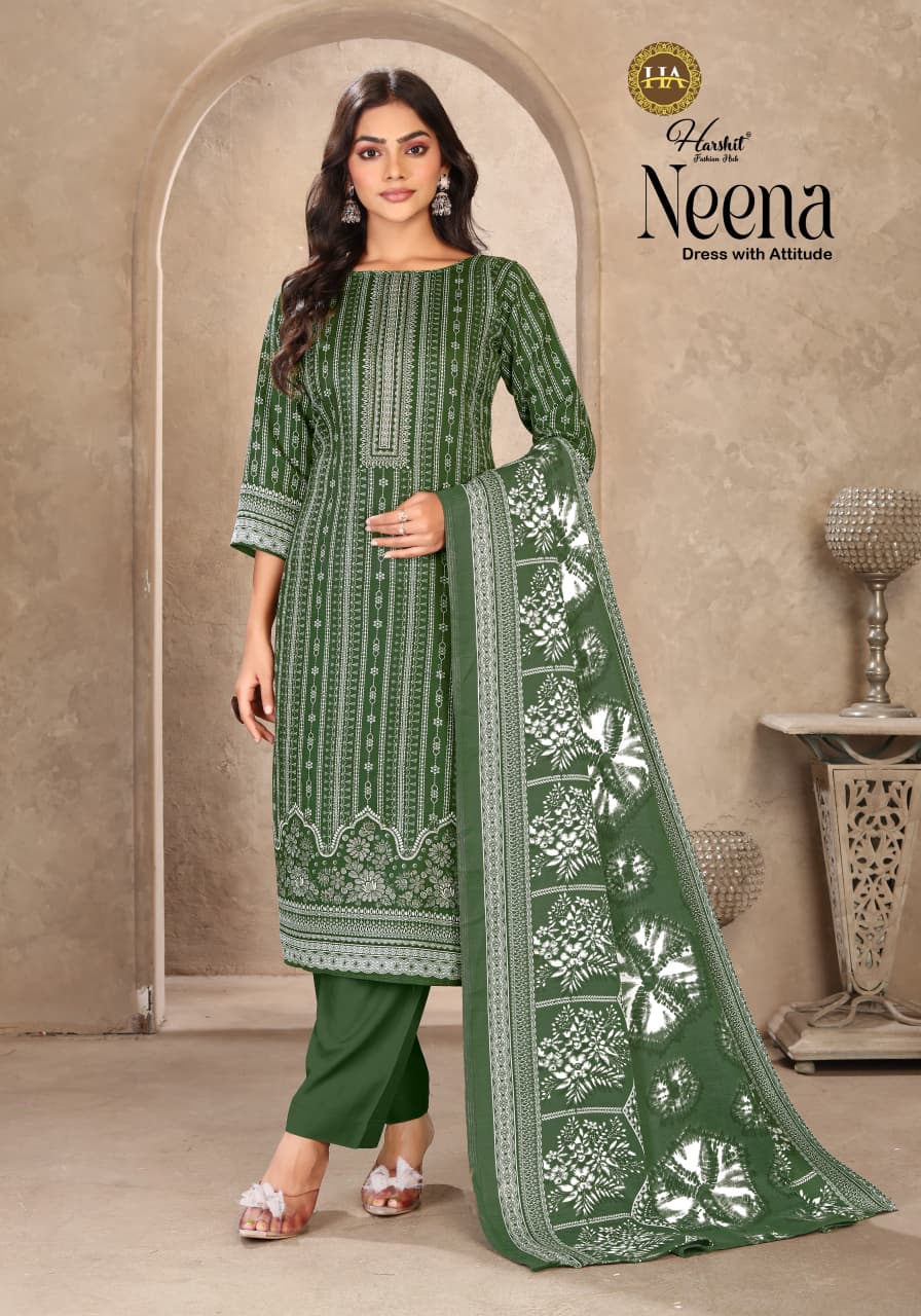 Neena Harshit Fashion Karachi Pashmina Salwar Suits Manufacturer