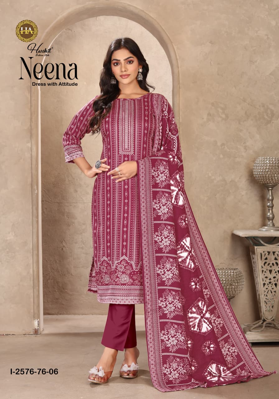 Neena Harshit Fashion Karachi Pashmina Salwar Suits Manufacturer