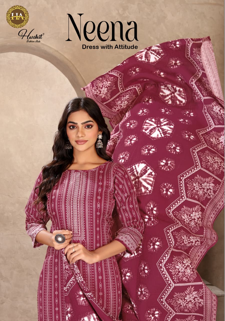 Neena Harshit Fashion Karachi Pashmina Salwar Suits Manufacturer