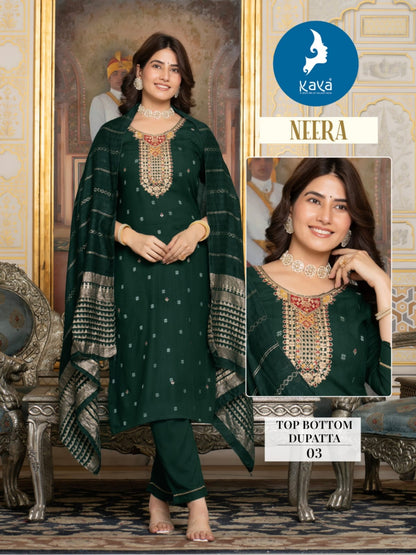 Neera Kaya Rayon Readymade Pant Style Suits Exporter Ahmedabad