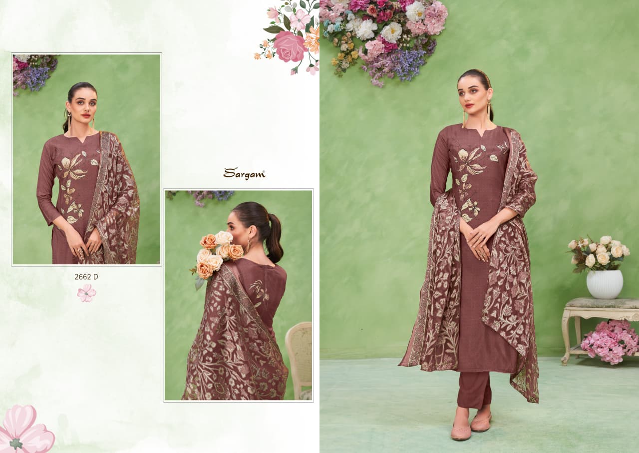 Neerja Sargam Prints Pure Bemberg Pant Style Suits Wholesaler Gujarat