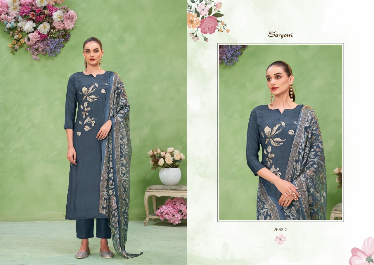 Neerja Sargam Prints Pure Bemberg Pant Style Suits Wholesaler Gujarat