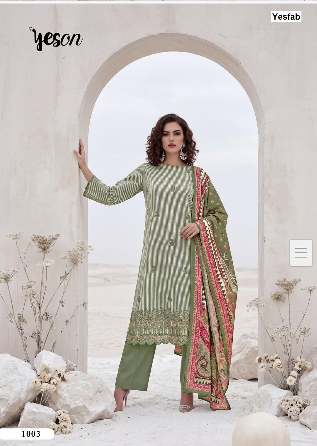 Neev Yeson Yesfab Viscose Pashmina Suits Exporter