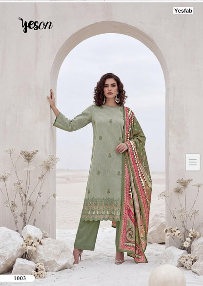 Neev Yeson Yesfab Viscose Pashmina Suits Exporter