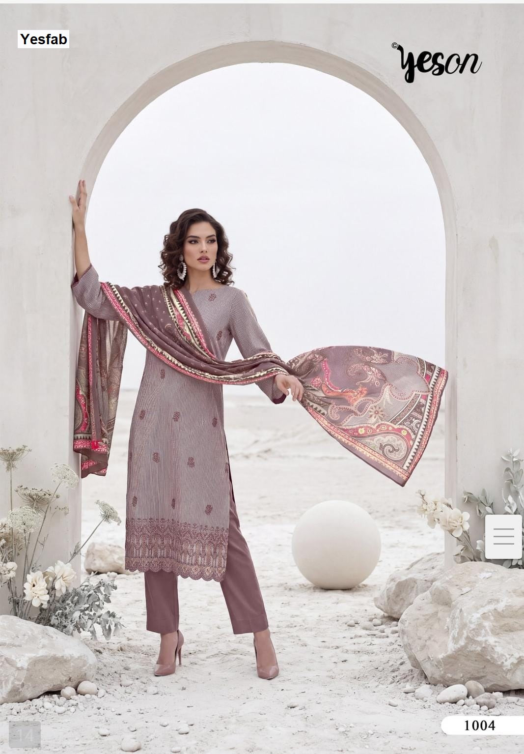 Neev Yeson Yesfab Viscose Pashmina Suits Exporter
