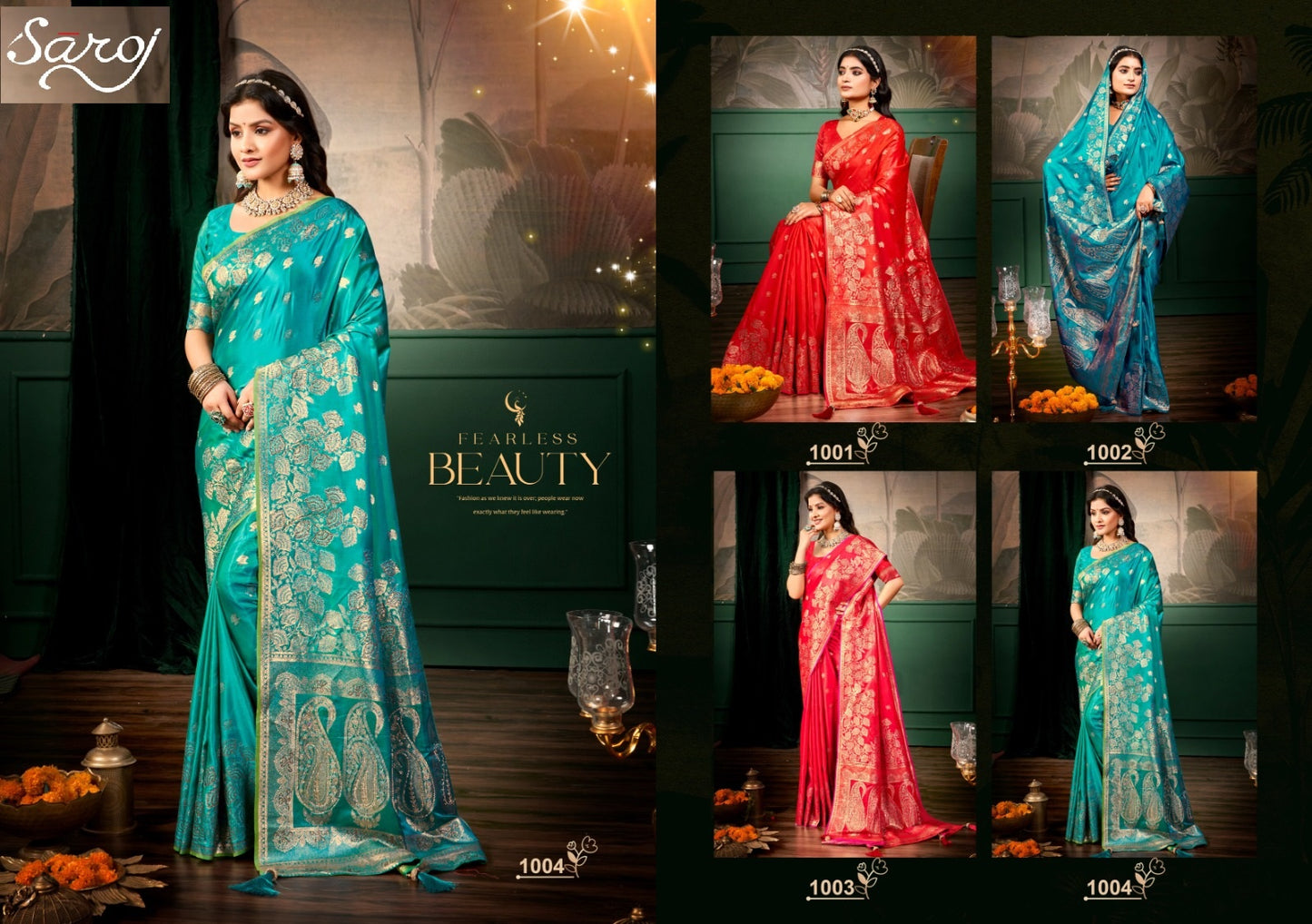 Neeyati Satin Saroski Vol 1 Saroj Silk Sarees Manufacturer Gujarat
