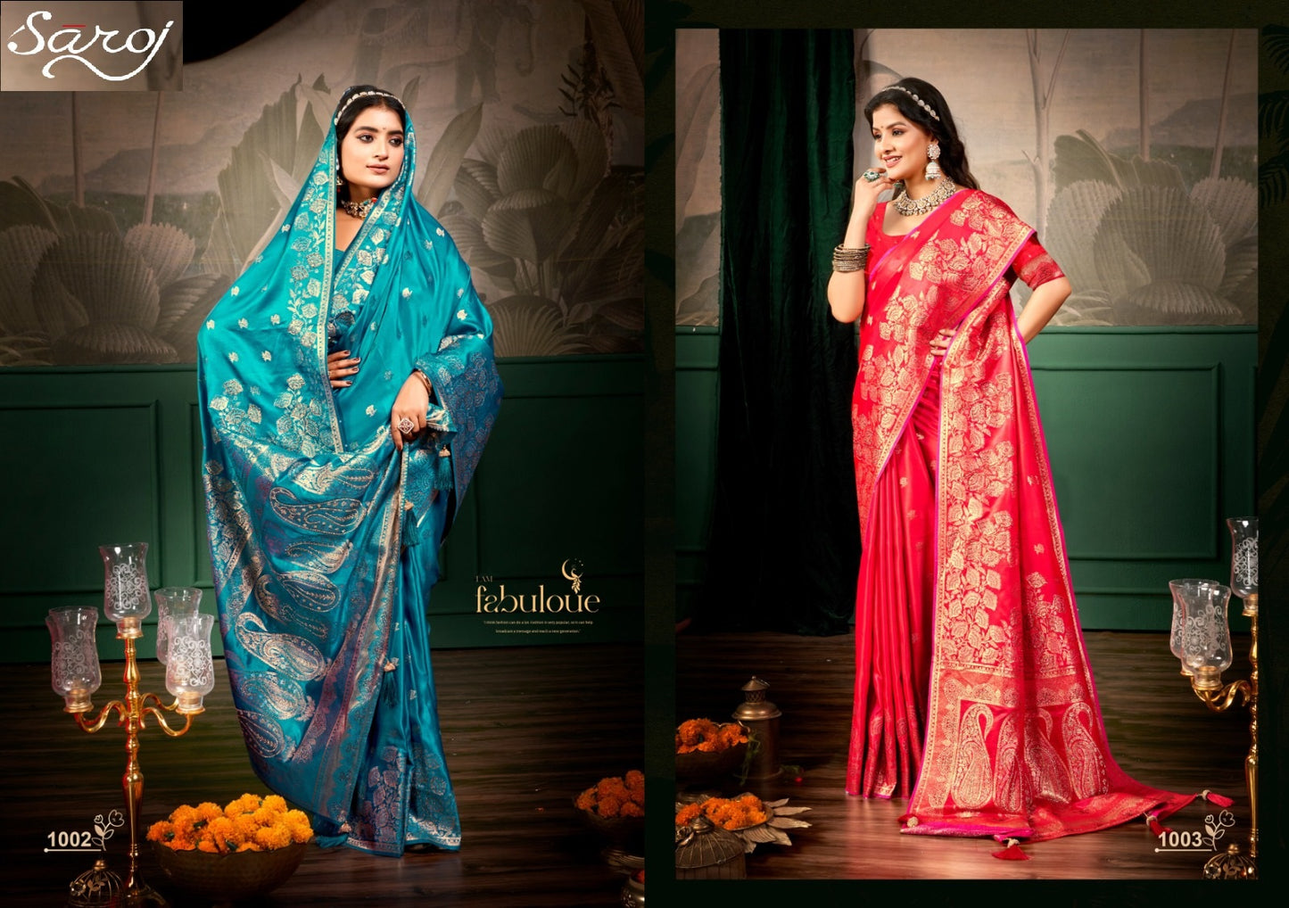 Neeyati Satin Saroski Vol 1 Saroj Silk Sarees Manufacturer Gujarat