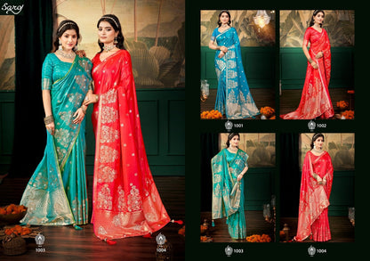 Neeyati Satin Saroski Vol 3 Saroj Silk Sarees Wholesaler India