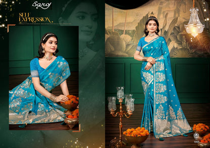 Neeyati Satin Saroski Vol 3 Saroj Silk Sarees Wholesaler India
