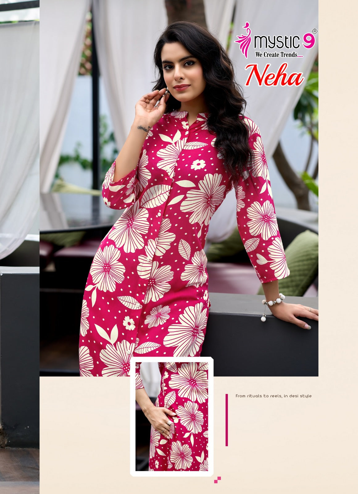 Neha Vol 1 Mystic 9 Rayon Co Ord Set Manufacturer India