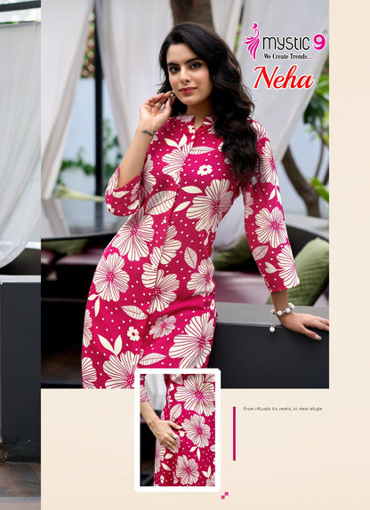 Neha Vol 1 Mystic 9 Rayon Co Ord Set Manufacturer India