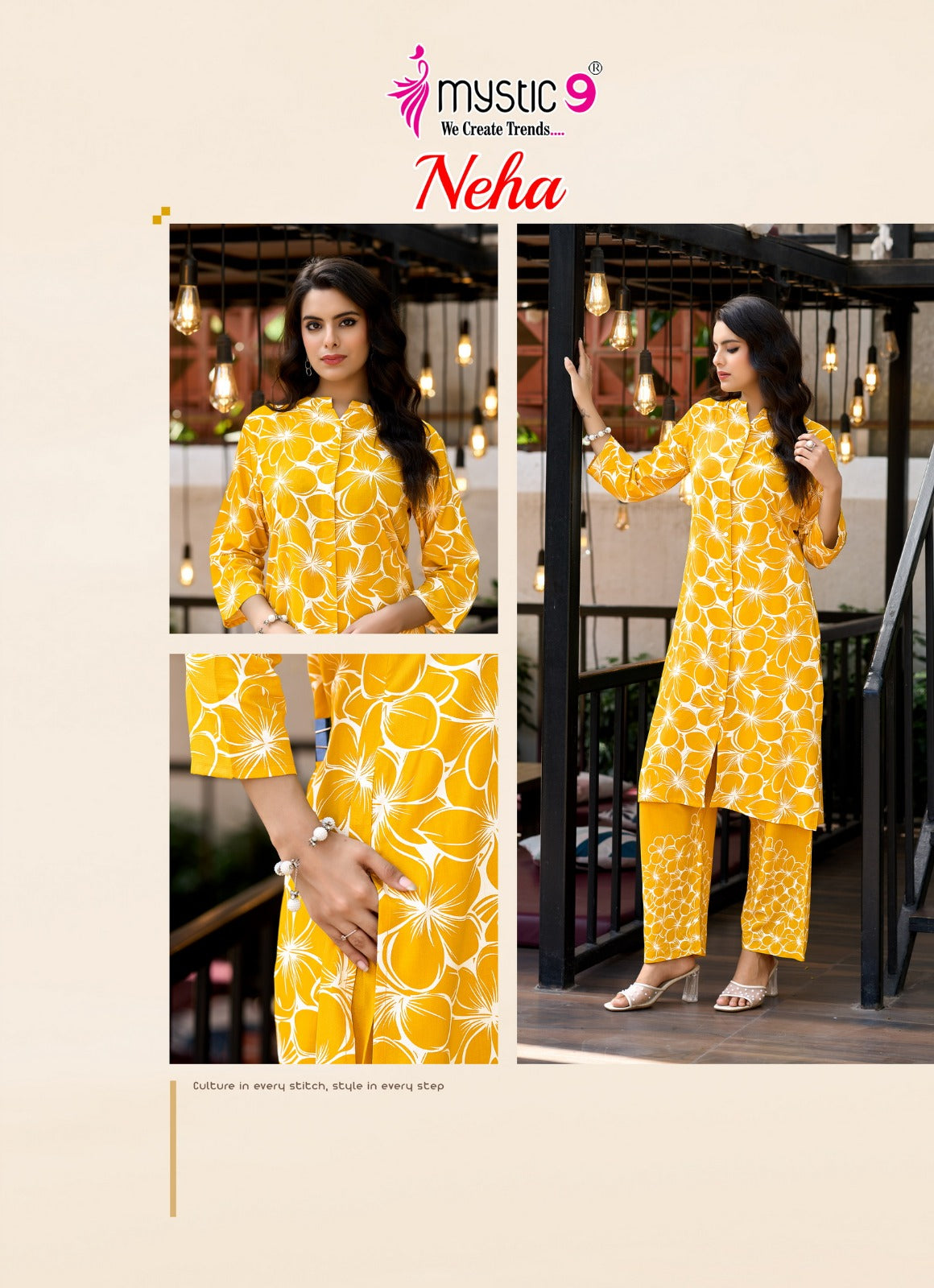 Neha Vol 1 Mystic 9 Rayon Co Ord Set Manufacturer India