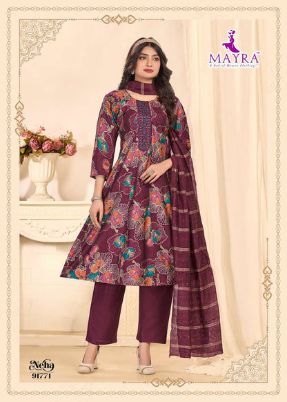 Neha Vol 2 Mayra Vertican Readymade Anarkali Suits Wholesaler Ahmedabad