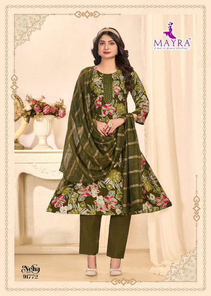 Neha Vol 2 Mayra Vertican Readymade Anarkali Suits Wholesaler Ahmedabad