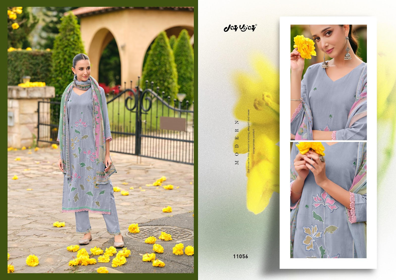 Nehmat Jay Vijay Lilen Pant Style Suits Supplier Gujarat