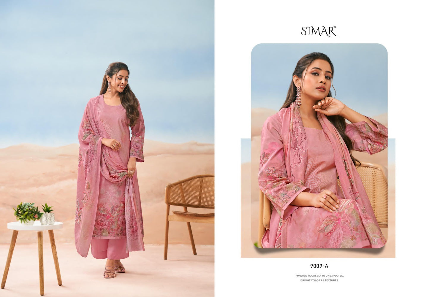 Nehmat Simar Lawn Cotton Pant Style Suits Exporter Ahmedabad