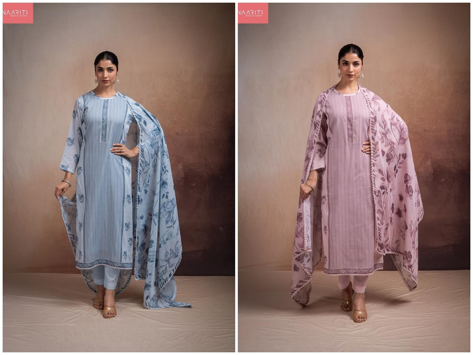 Nehri Naariti Cotton Pant Style Suits Manufacturer India