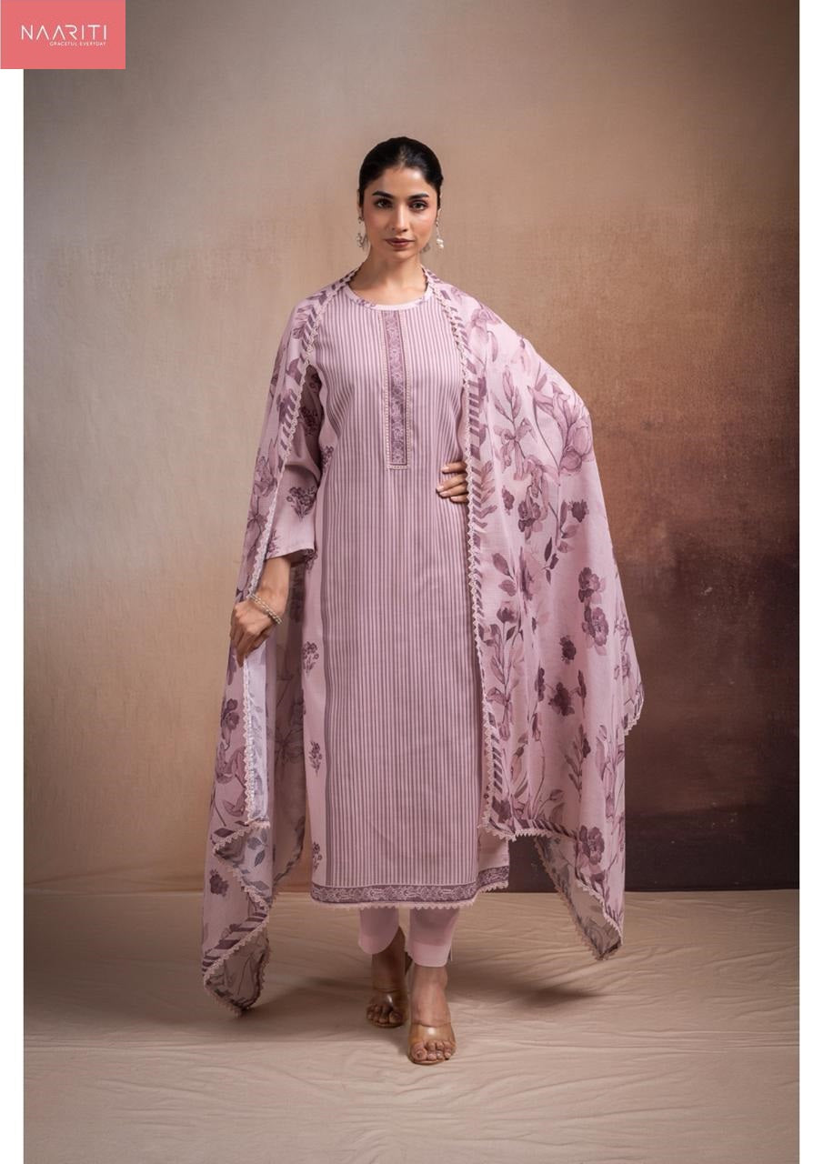 Nehri Naariti Cotton Pant Style Suits Manufacturer India