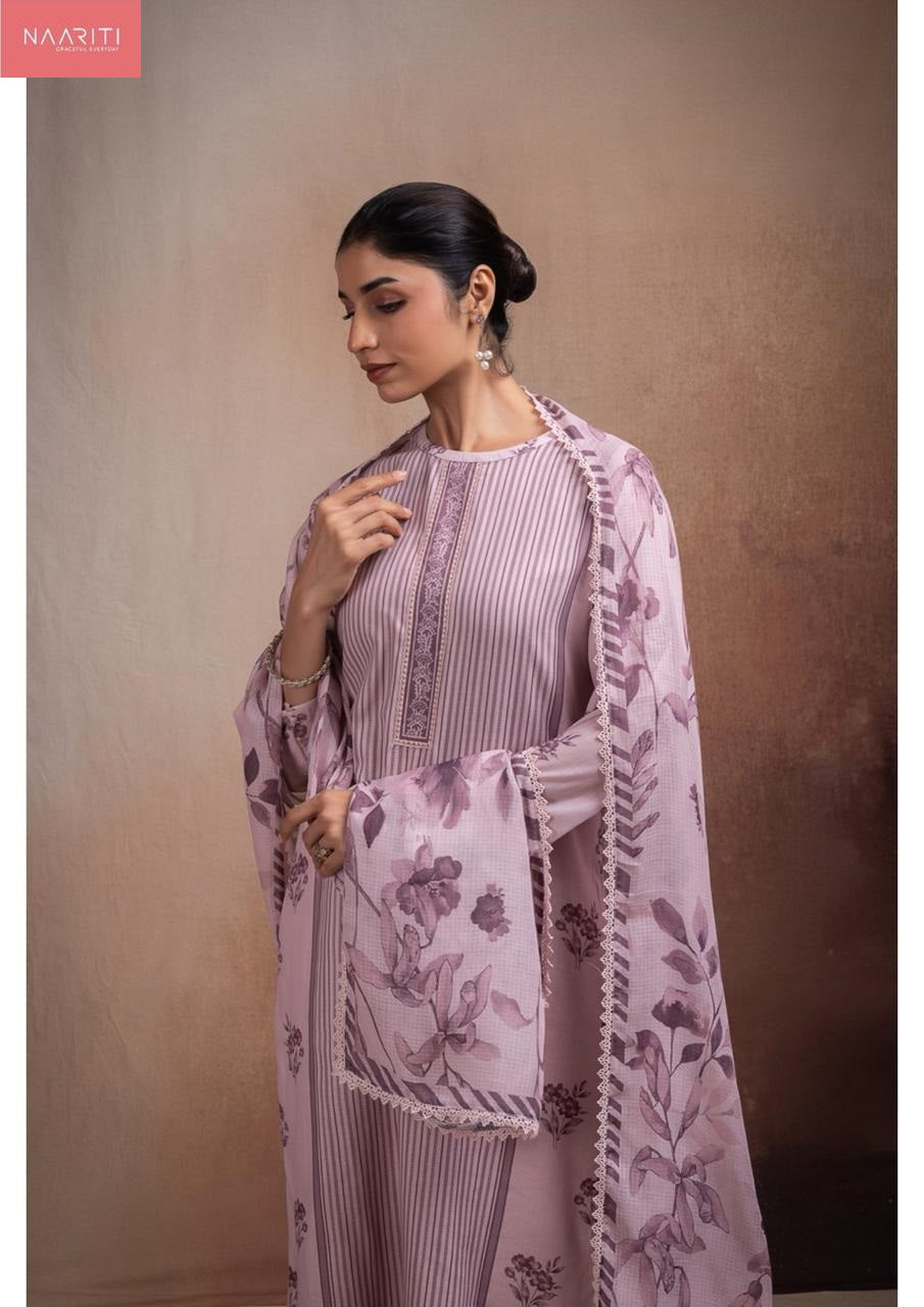 Nehri Naariti Cotton Pant Style Suits Manufacturer India