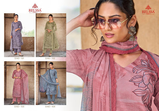 Neo Relssa Fabrics Cotton Lawn Pant Style Suits Supplier