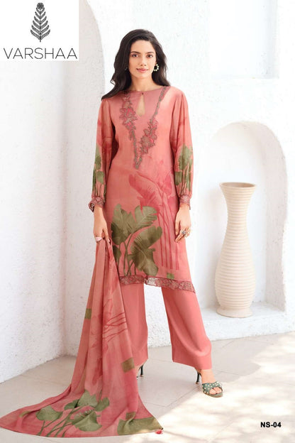 Nerissa Varshaa Organza Pant Style Suits Manufacturer Gujarat