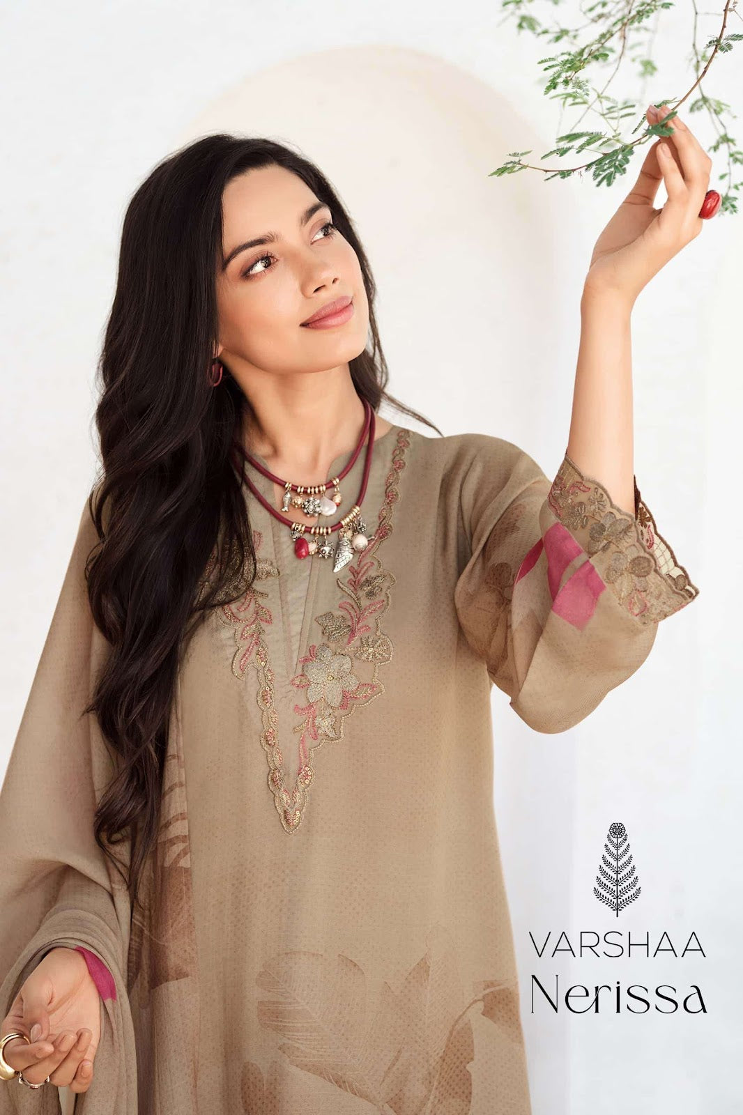 Nerissa Varshaa Organza Pant Style Suits Manufacturer Gujarat