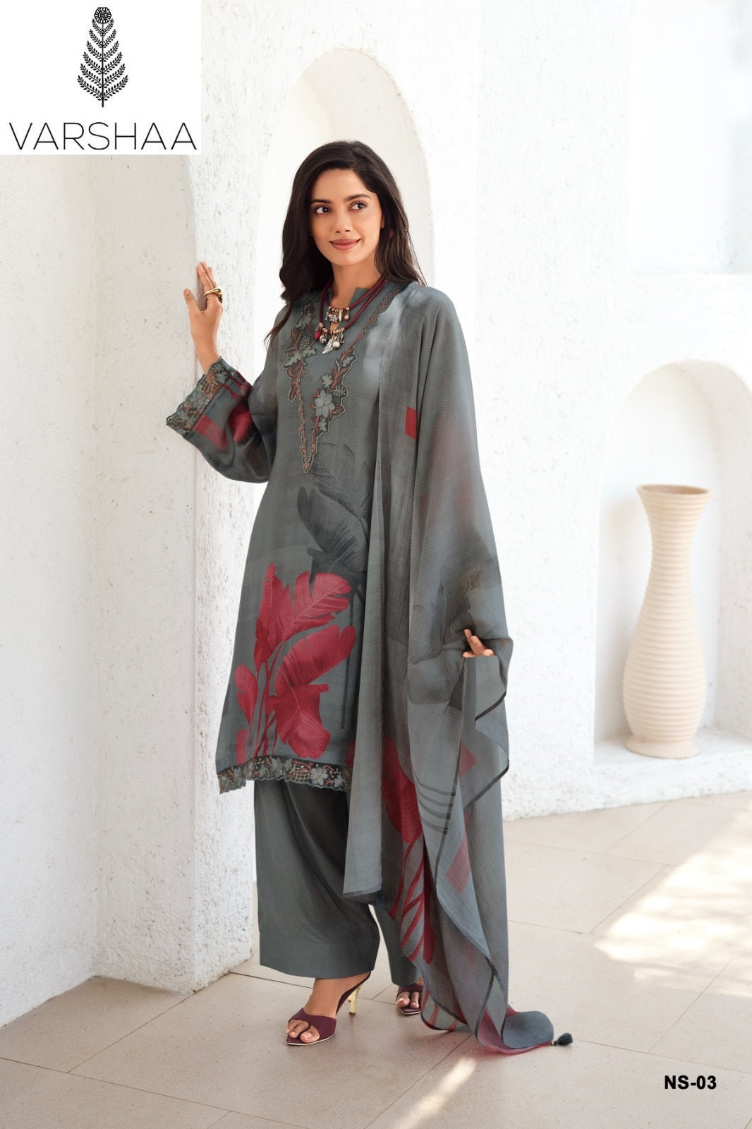 Nerissa Varshaa Organza Pant Style Suits Manufacturer Gujarat