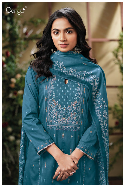 Nesha 3835 Ganga Premium Plazzo Style Suits Manufacturer Ahmedabad