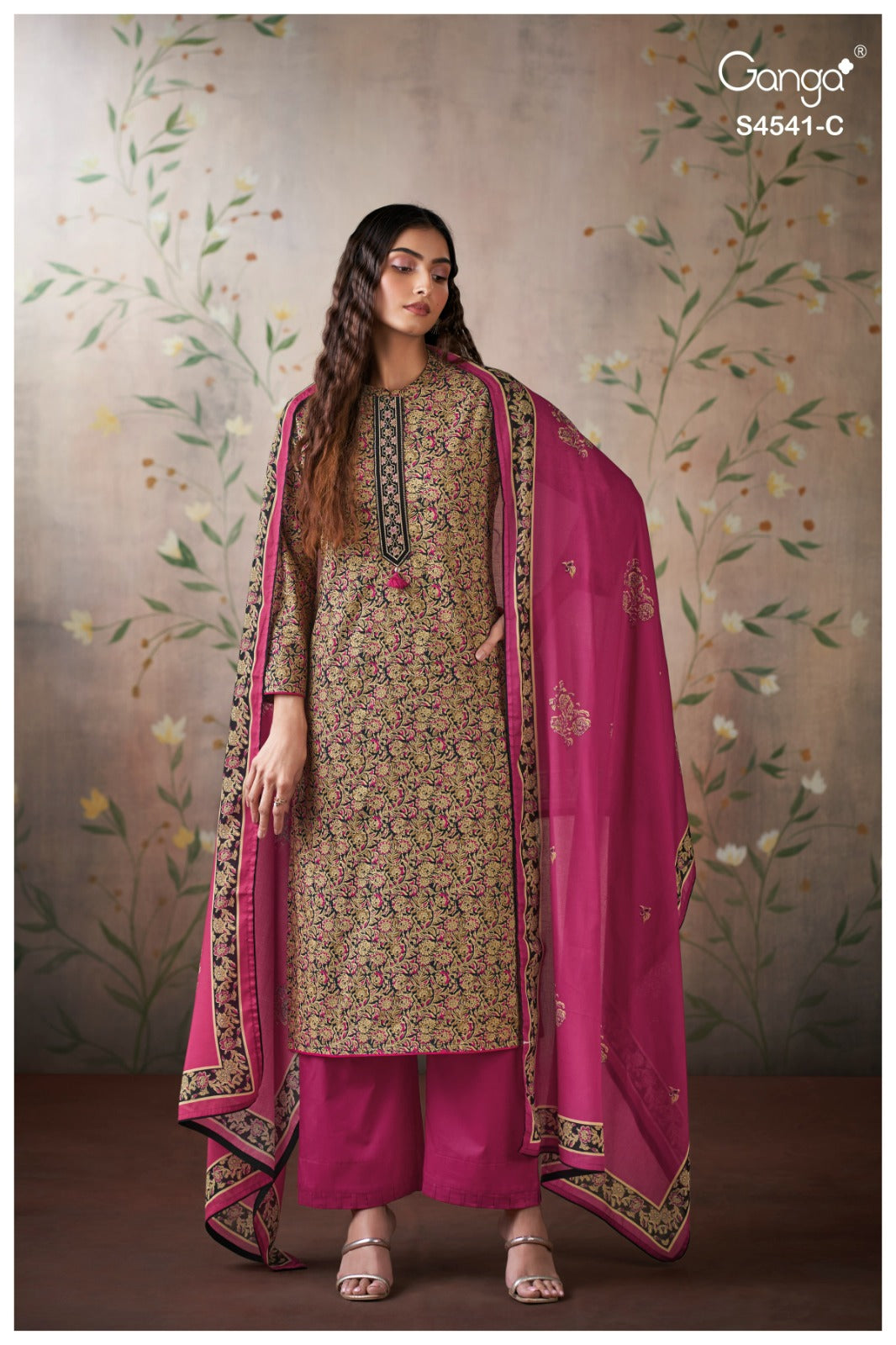 Neshira S4541 Ganga Cotton Pant Style Suits Wholesale Price