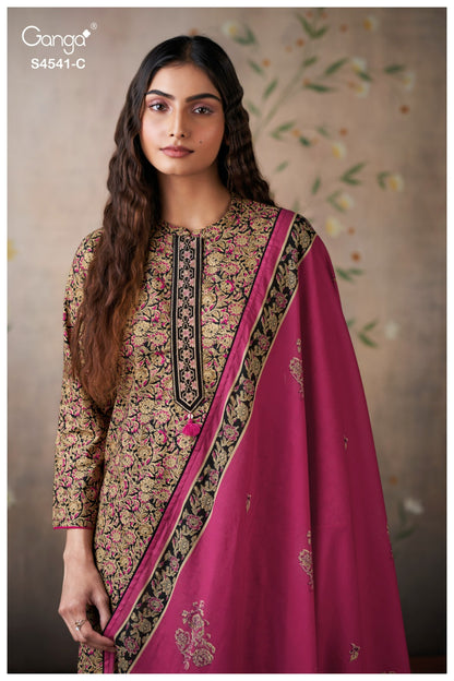 Neshira S4541 Ganga Cotton Pant Style Suits Wholesale Price