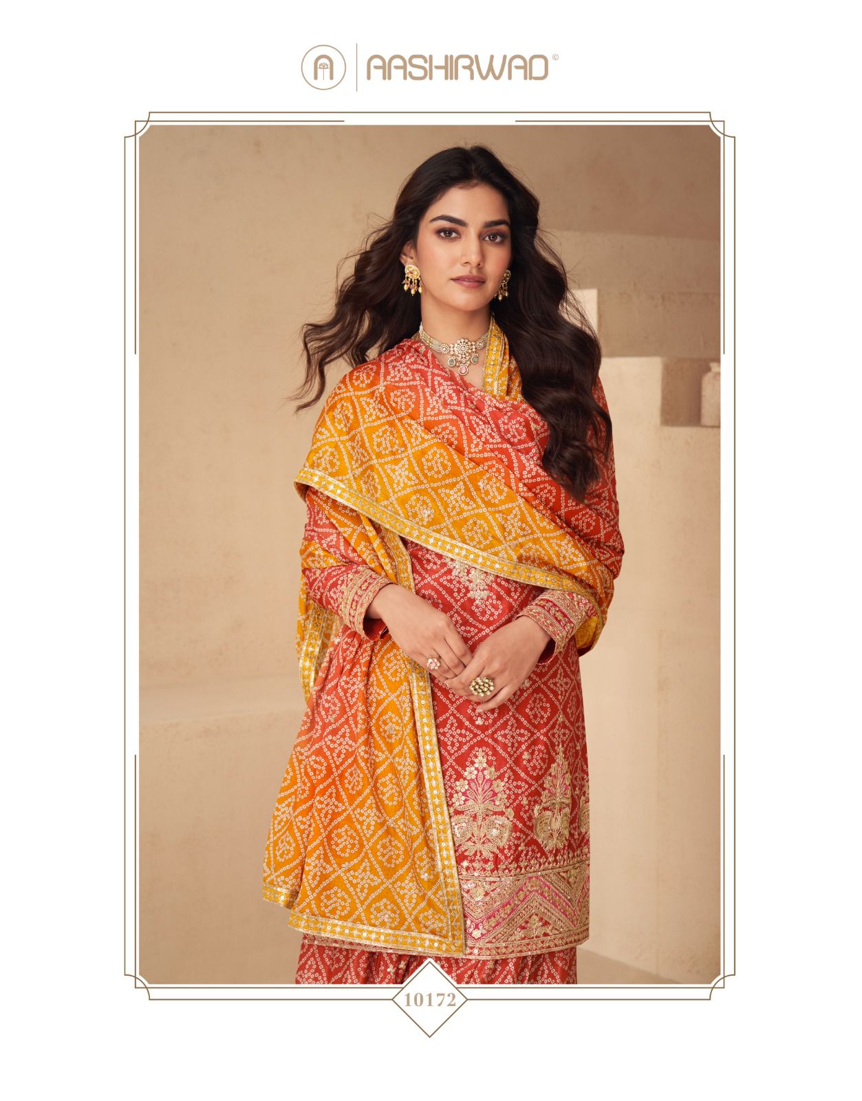 Netra Aashirwad Creation Chinon Readymade Suits Manufacturer