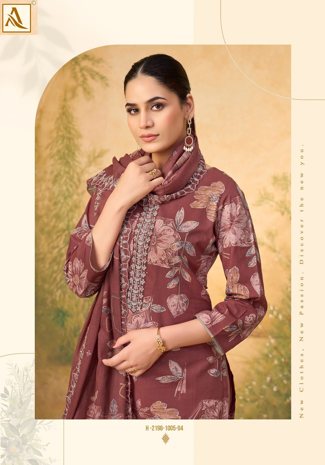 Netra Alok Cambric Cotton Karachi Salwar Suits Exporter