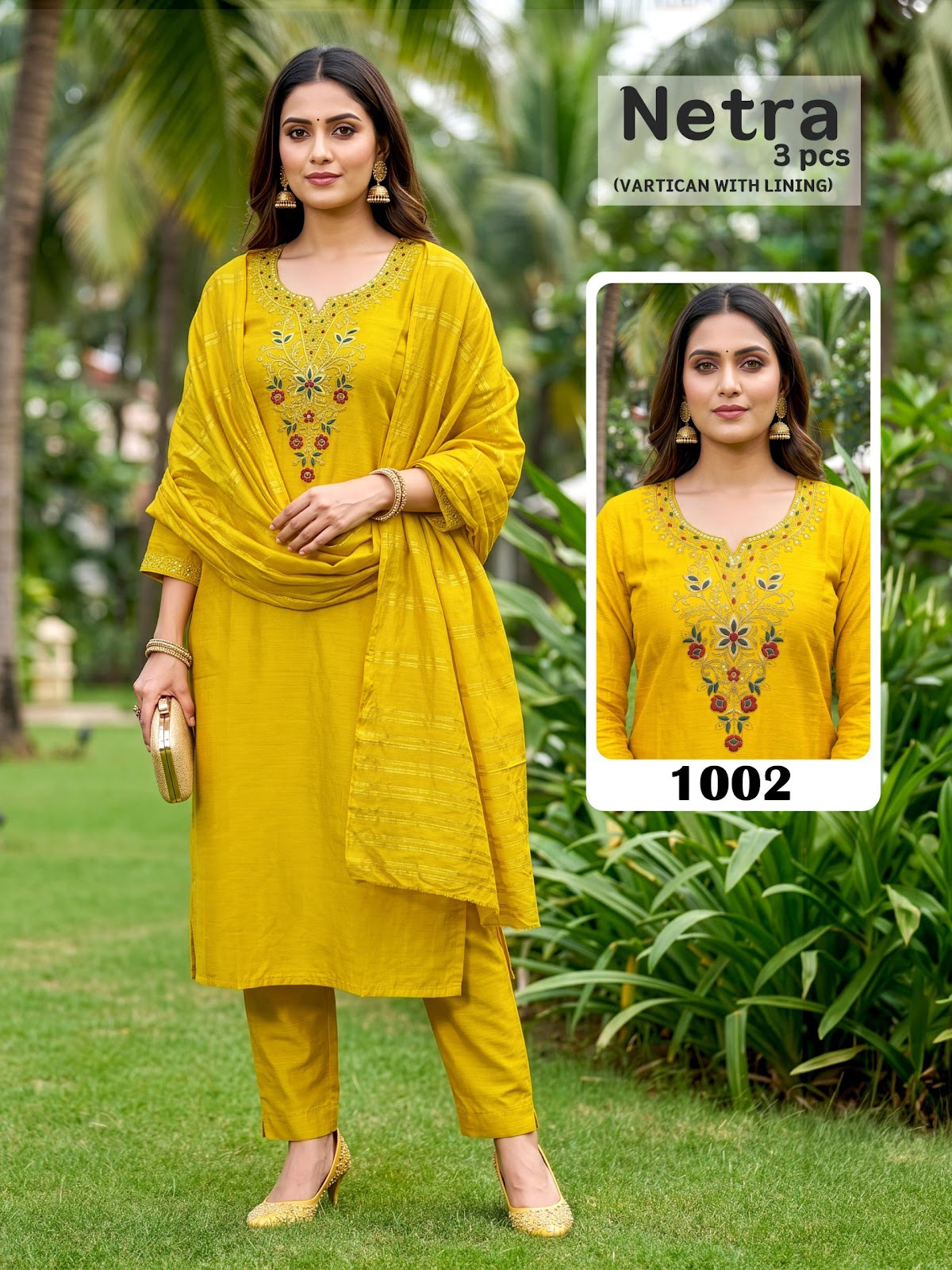 Netra Malviken Vatican Readymade Pant Style Suits Supplier Ahmedabad