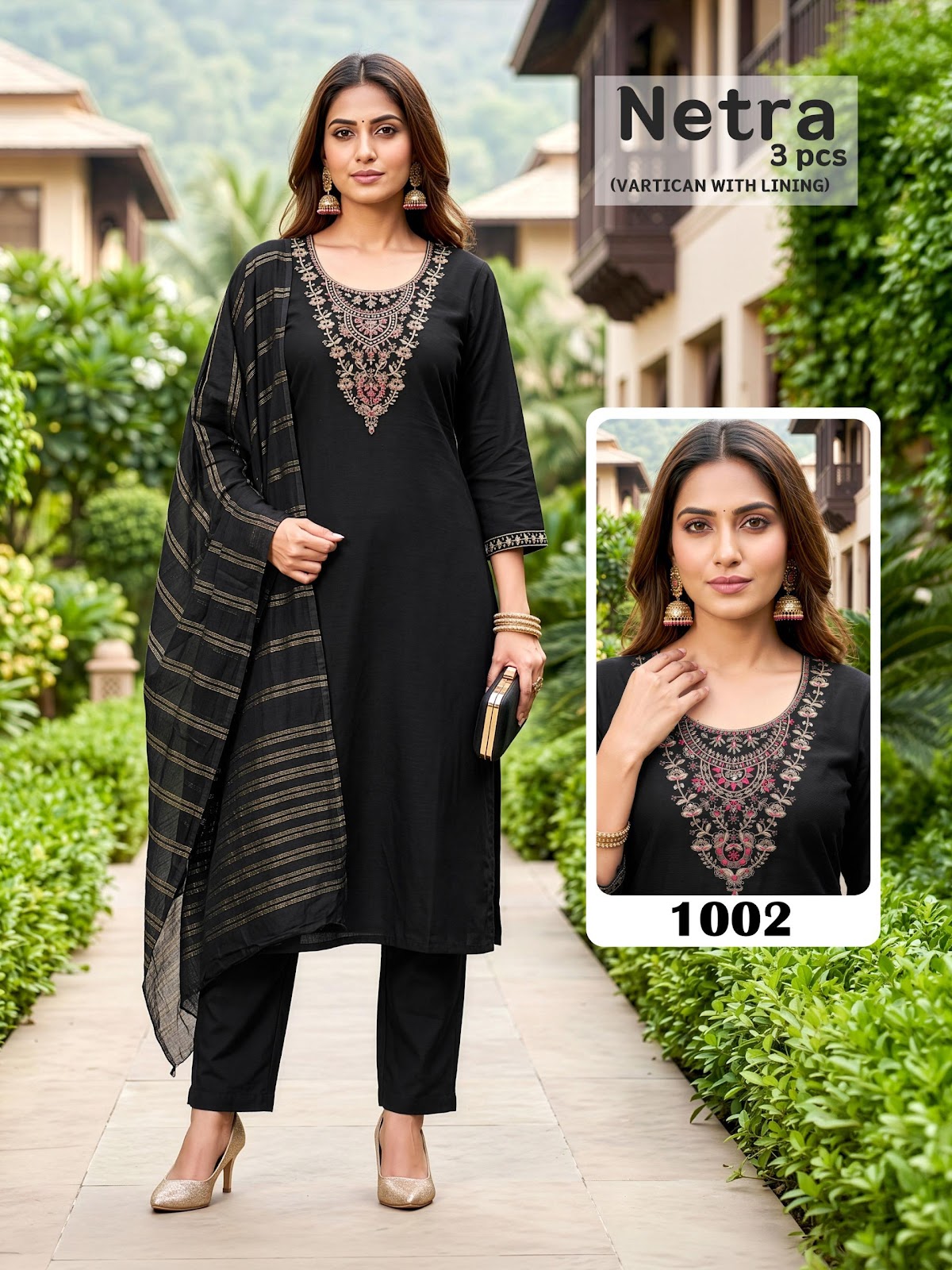 Netra Malviken Vatican Readymade Pant Style Suits Supplier Ahmedabad