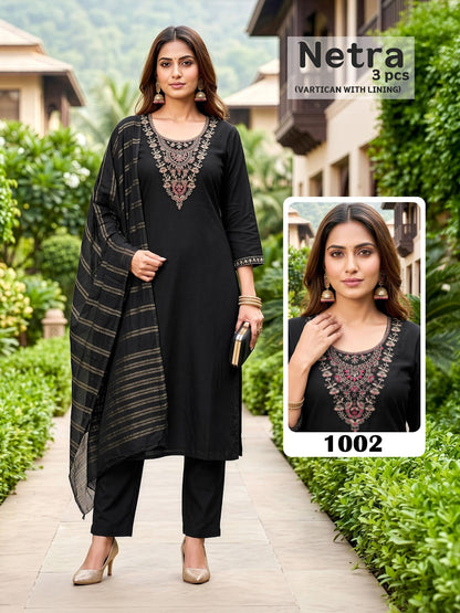 Netra Malviken Vatican Readymade Pant Style Suits Supplier Ahmedabad