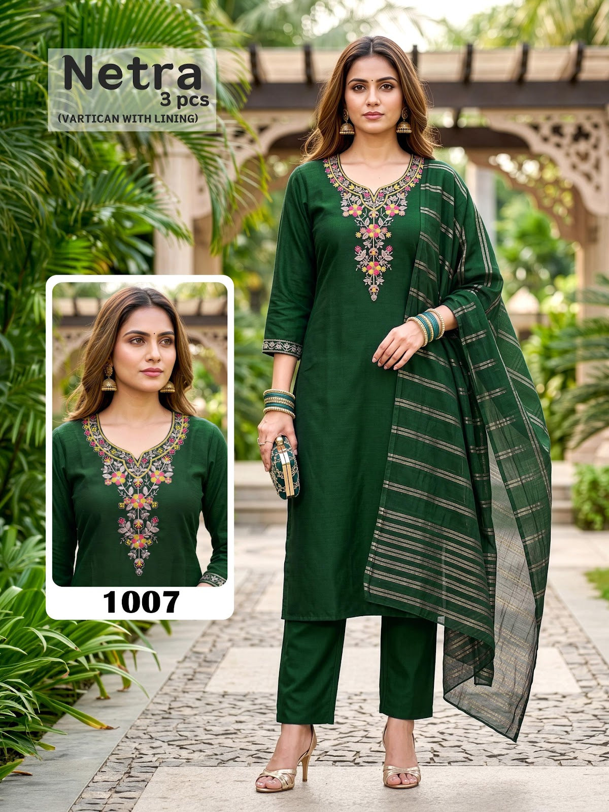 Netra Malviken Vatican Readymade Pant Style Suits Supplier Ahmedabad