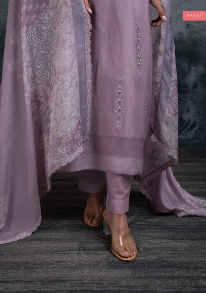 Netra Naariti Mul Chanderi Pant Style Suits Exporter Ahmedabad