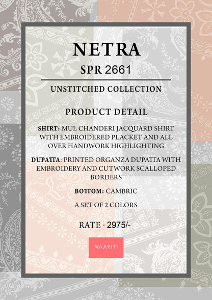 Netra Naariti Mul Chanderi Pant Style Suits Exporter Ahmedabad