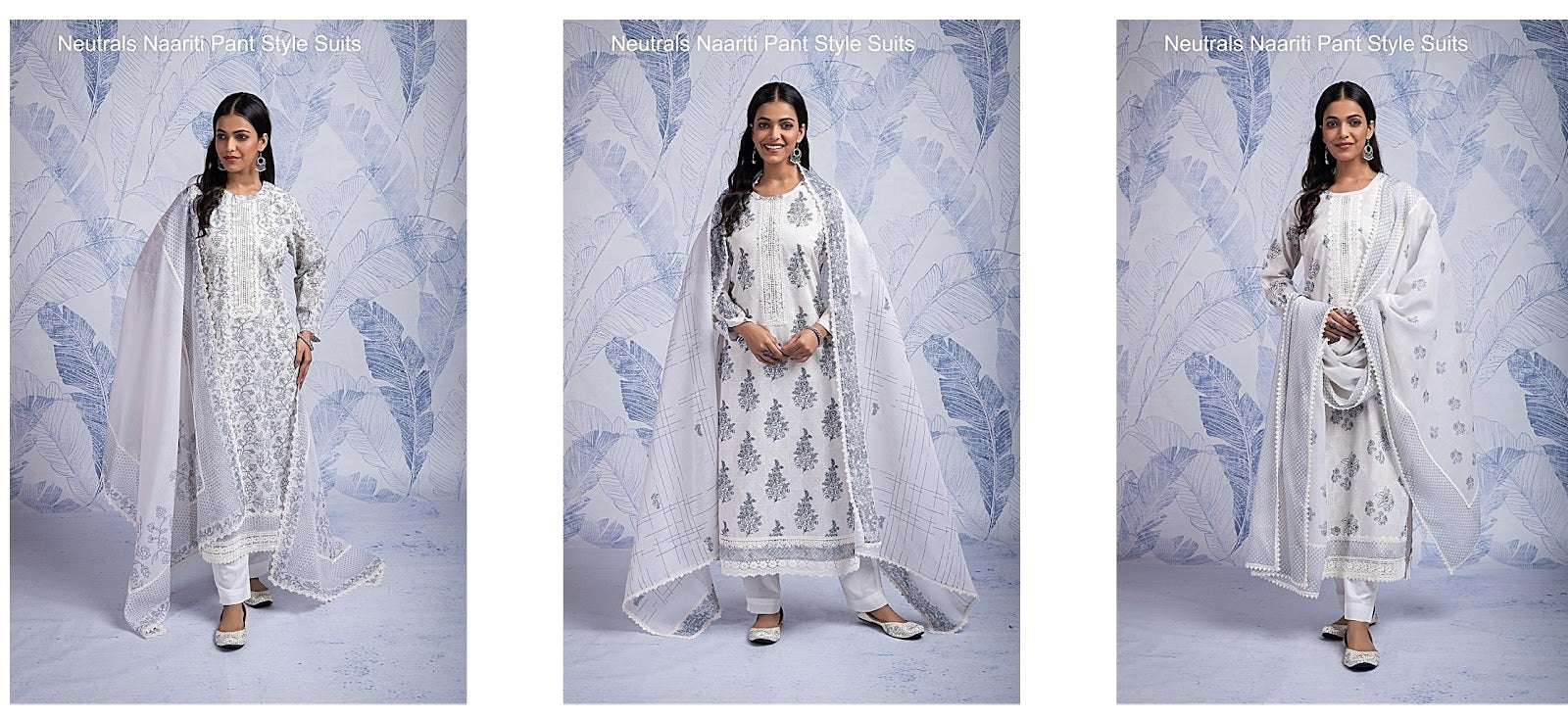 Neutrals Naariti Modal Pant Style Suits Wholesaler Ahmedabad