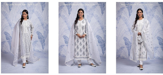 Neutrals Naariti Modal Pant Style Suits Wholesaler Ahmedabad