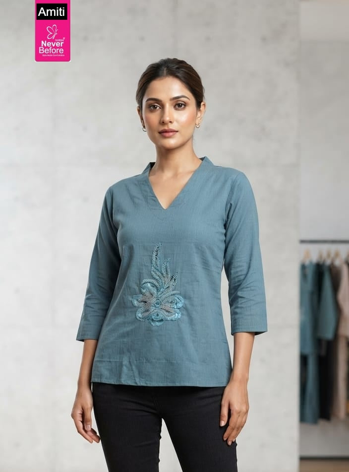 Never Before Amiti Imported Fancy Tops Exporter India