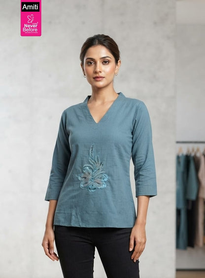 Never Before Amiti Imported Fancy Tops Exporter India
