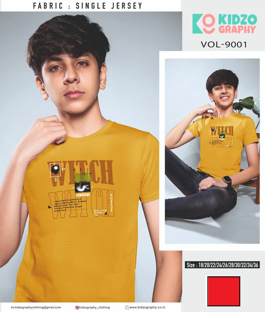 New Vol 9001 Kidzo Graphy Boys Tshirt Wholesale Rate