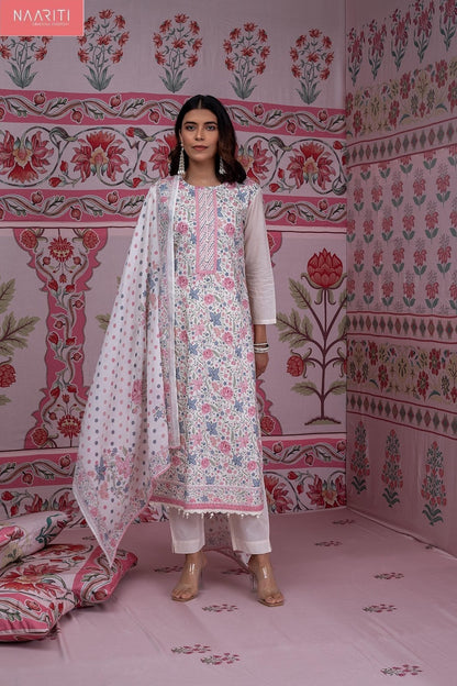 New Afrozeh Naariti Cotton Lawn Pant Style Suits Supplier
