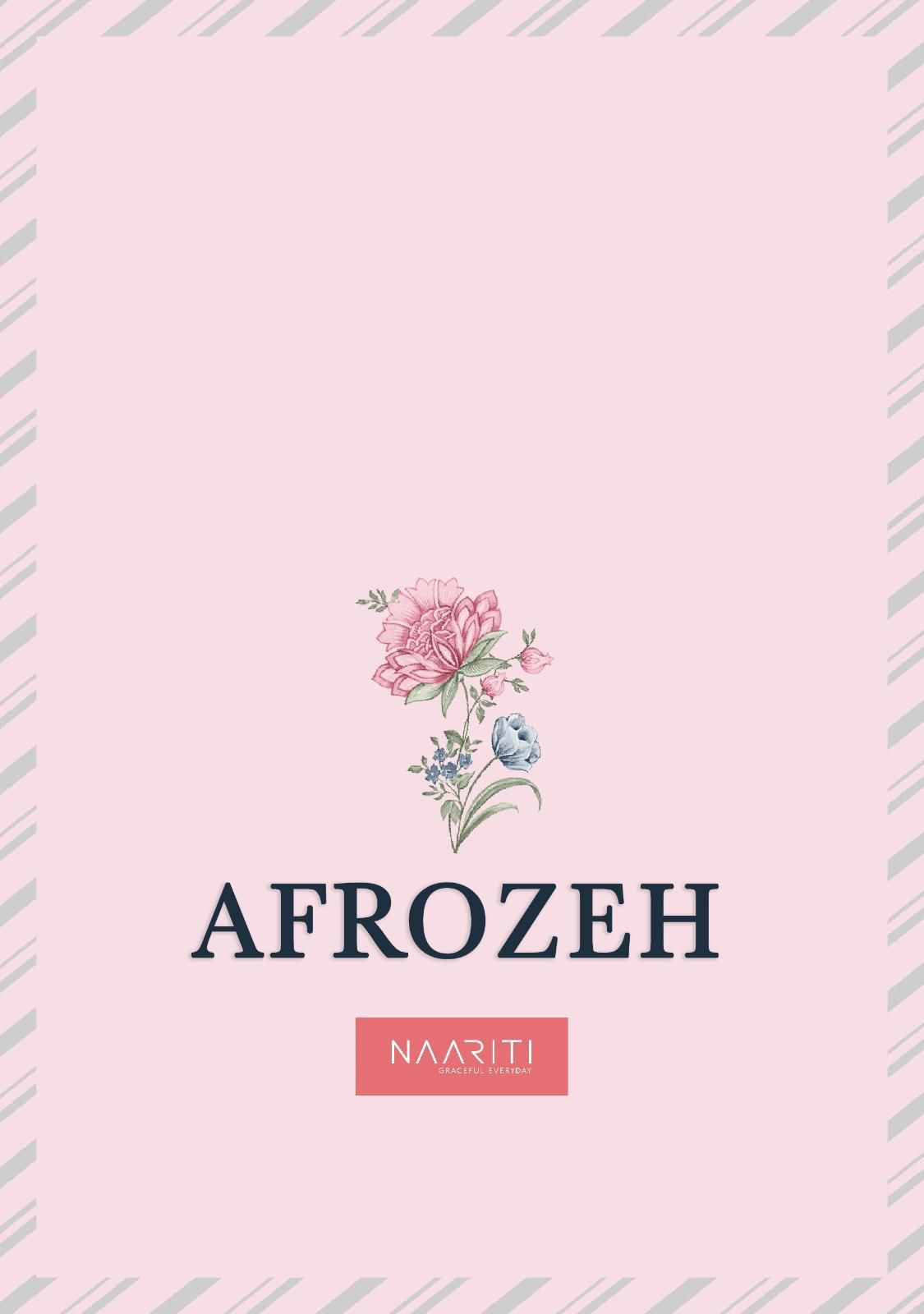 New Afrozeh Naariti Cotton Lawn Pant Style Suits Supplier