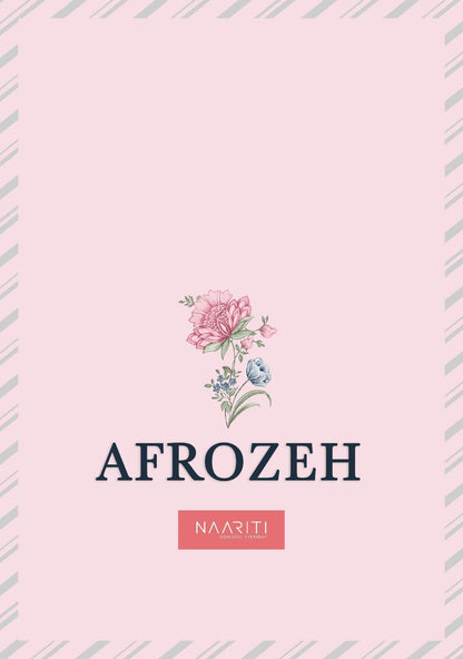 New Afrozeh Naariti Cotton Lawn Pant Style Suits Supplier